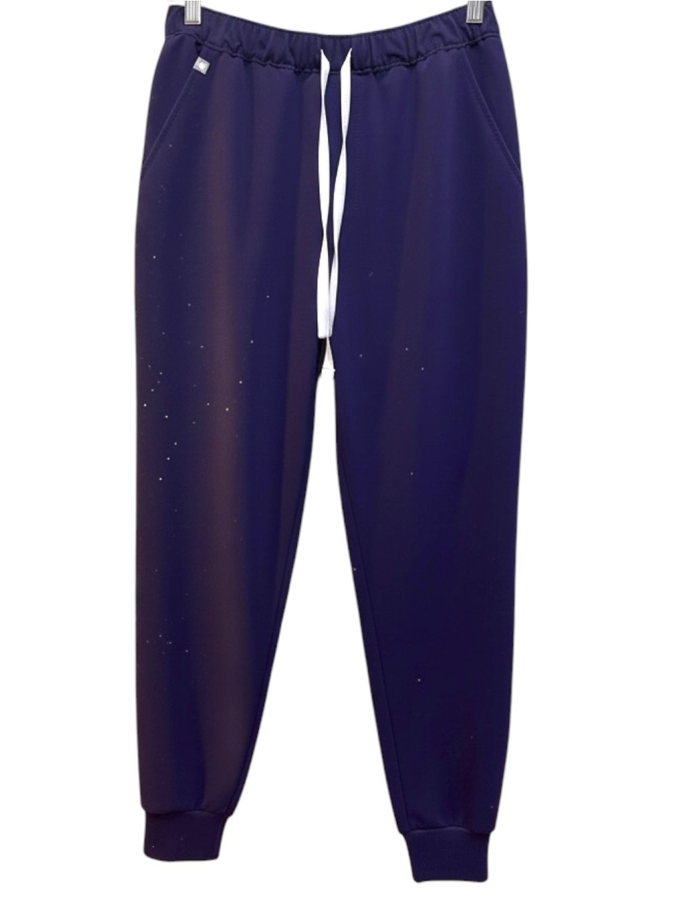 FIGS Men's Tansen Jogger Scrub Pants Small Digital Grape Purple EUC
